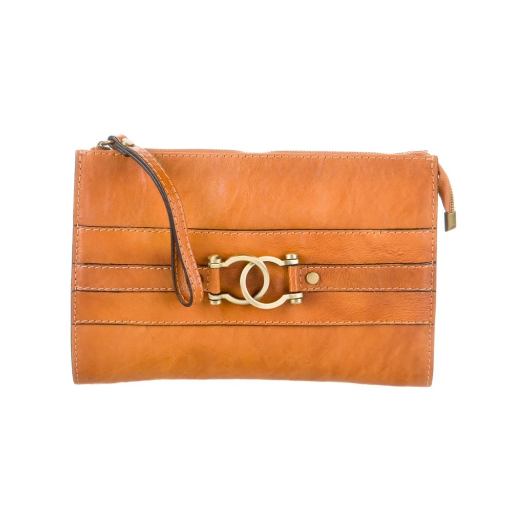 Pratesi leather clutch. Made in Italy. Used Once!!!